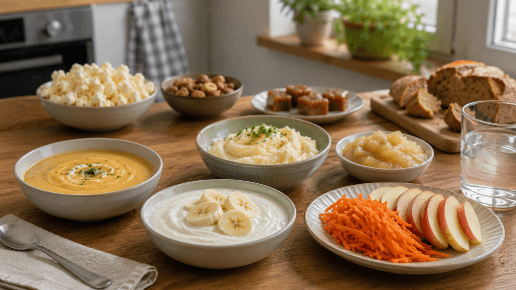 Weiche Lebensmittel und No-Gos beim Essen mit fester Zahnspange