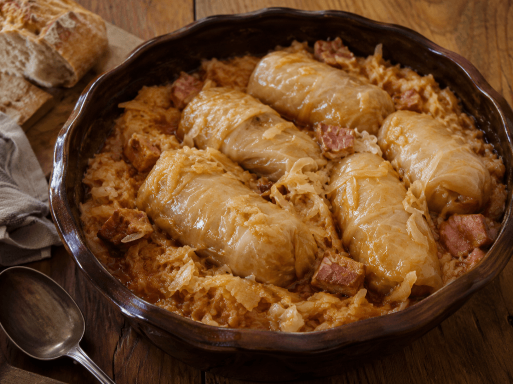 Donauschwaben Rezepte mit Sarma, Krautwickeln, Sauerkraut und geräuchertem Fleisch