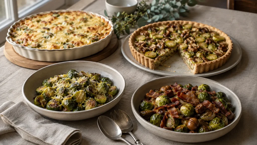 Vier Jamie Oliver Rosenkohl-Rezepte aus Ofen und Pfanne mit Gratin, Tarte, Parmesan und Speck
