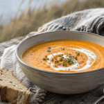 Sylter Suppen Rezept mit cremiger Karotten-Kokos-Suppe in norddeutscher Küstenstimmung