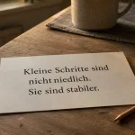 Übung macht den Meister durch kleine und beständige Schritte