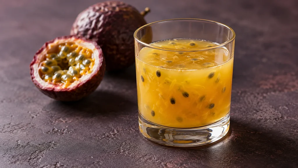 Poncha de Maracujá Rezept aus Madeira mit Passionsfrucht